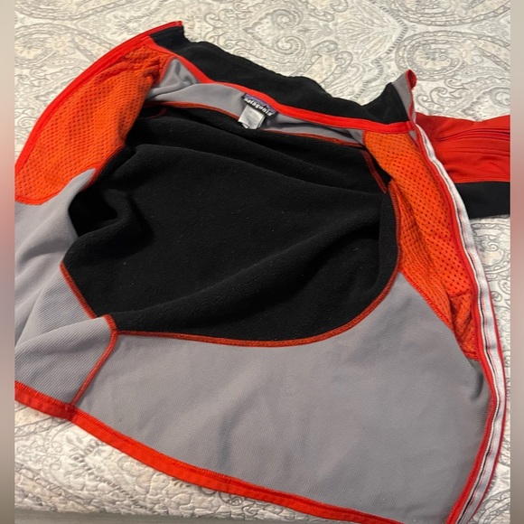 Vintage Patagonia Women's Jacket Size XS Orange With Black Full Zip - Picture 10 of 10